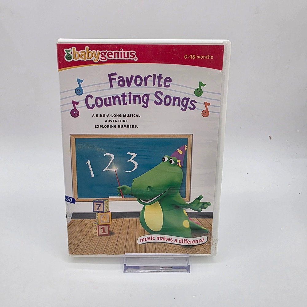 Baby Genius DVD Lot Favorite Childrens Songs Counting Mozart and Friends 2006 - Picture 3 of 5